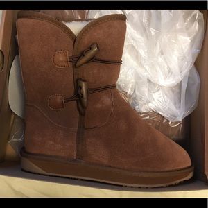 Suede Waterproof Wool Winter Boots